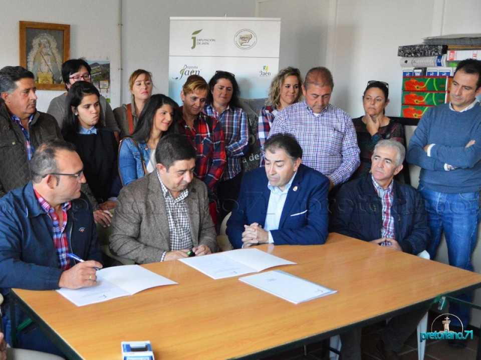 Firma para la renovación del convenio de colaboración con la Diputación Provincial de Jaén